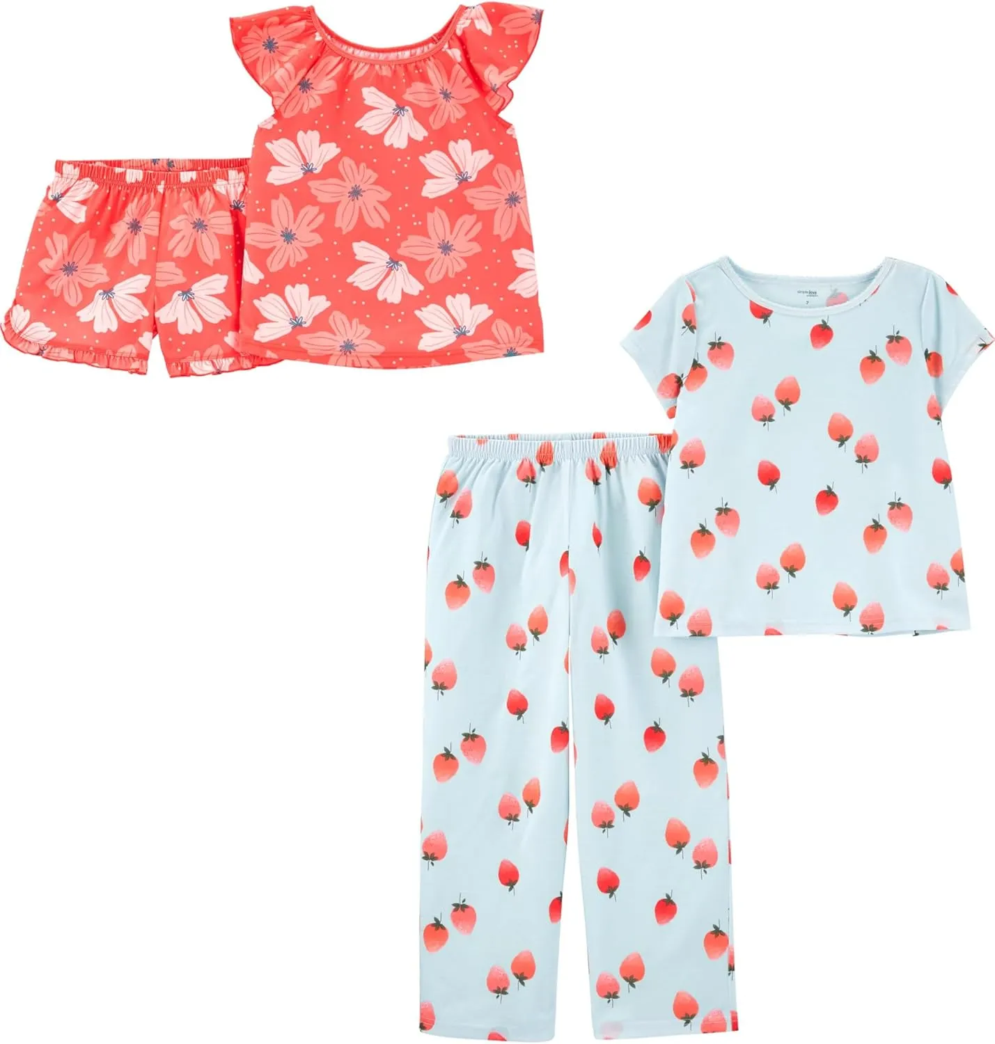 Simple Joys by Carter's Girls' 4-Piece Poly Pajamas