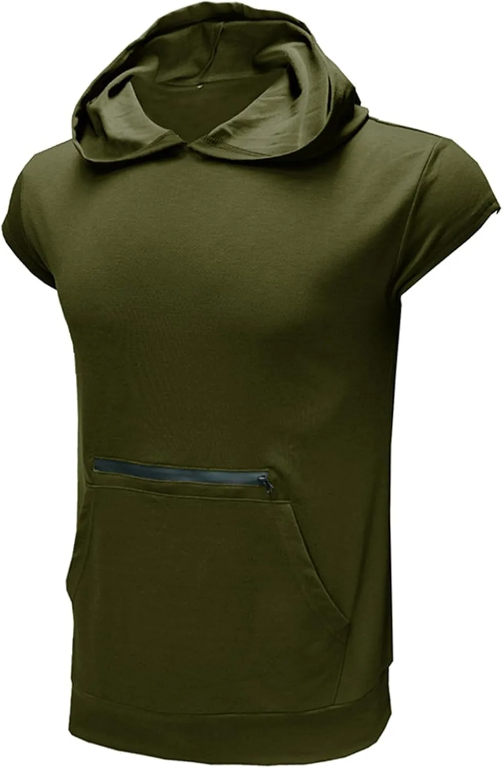 Sleeveless Hoodies for Men Workout Hooded Tank Tops Bodybuilding Muscle Cut Off T Shirt Gym Training Hoodies Shirts