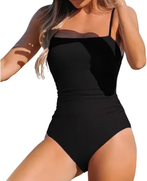 Tummy Control Bathing Suit Slim Large Size Hot Spring Swimwear Swimsuit Sports Adjustable Strap Bathing Suit One
