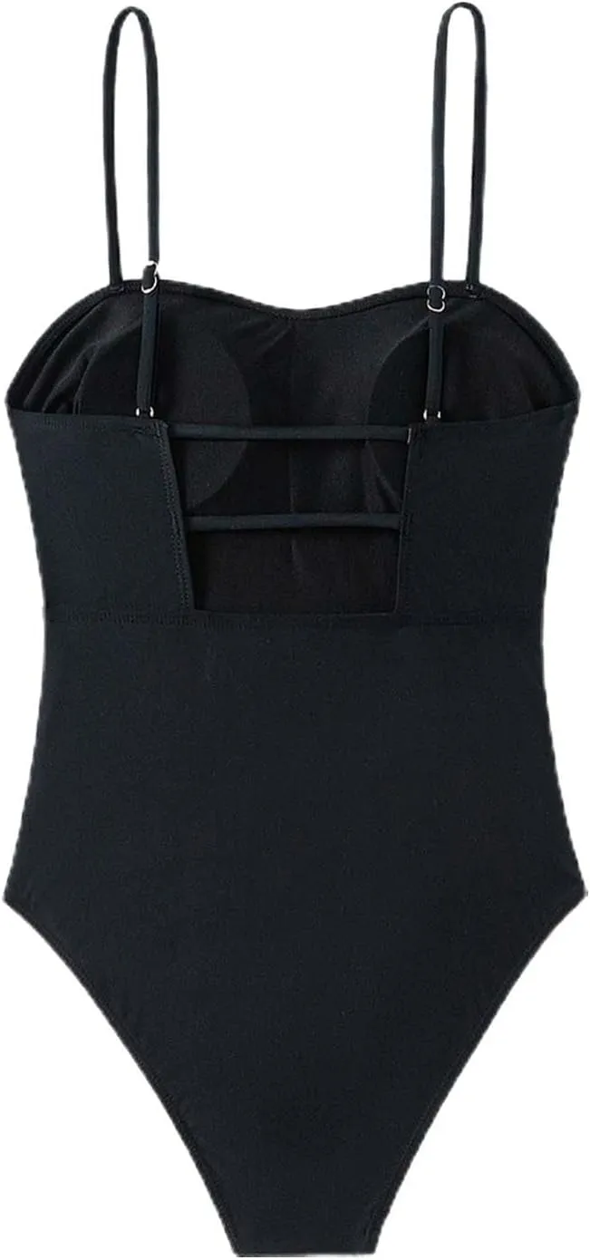 Tummy Control Bathing Suit Slim Large Size Hot Spring Swimwear Swimsuit Sports Adjustable Strap Bathing Suit One