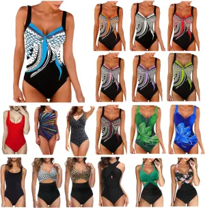 WABEOR One Piece Cutout Swimsuits for Women Sexy Backless High Waisted Swimsuit Cut Out Crisscross Tummy Control Bathing Suit A-Blue