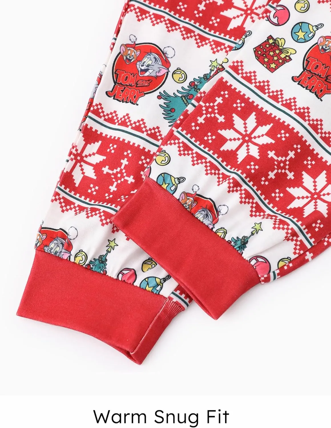 WARNER BROS Frosty the Snowman Christmas Family Matching Pajamas Snowflake and Snowman Print Mommy and Me Xmas Pjs for Couple