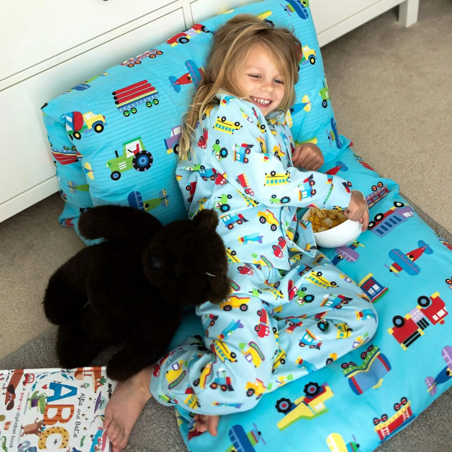 Wildkin Boys' Button Down Pajama