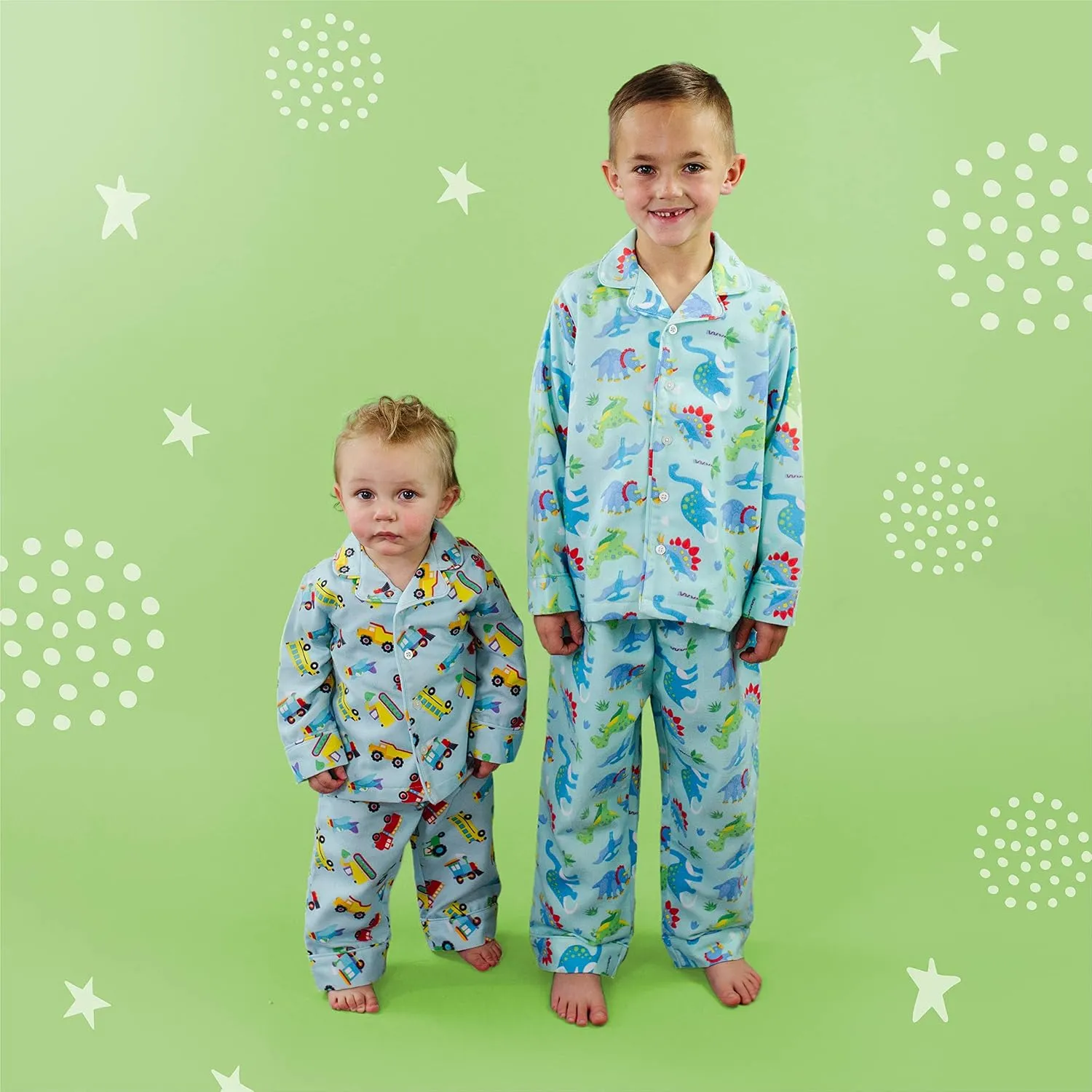 Wildkin Boys' Button Down Pajama
