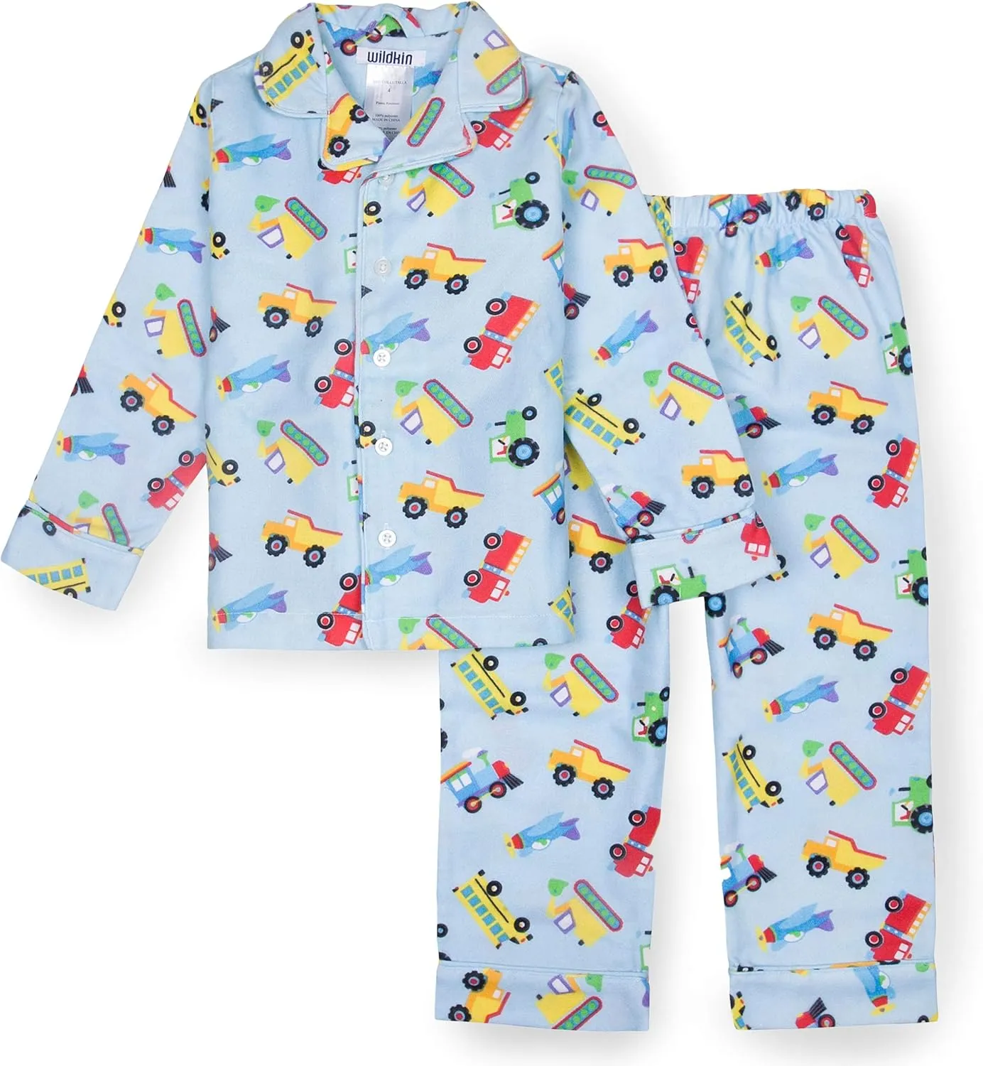 Wildkin Boys' Button Down Pajama