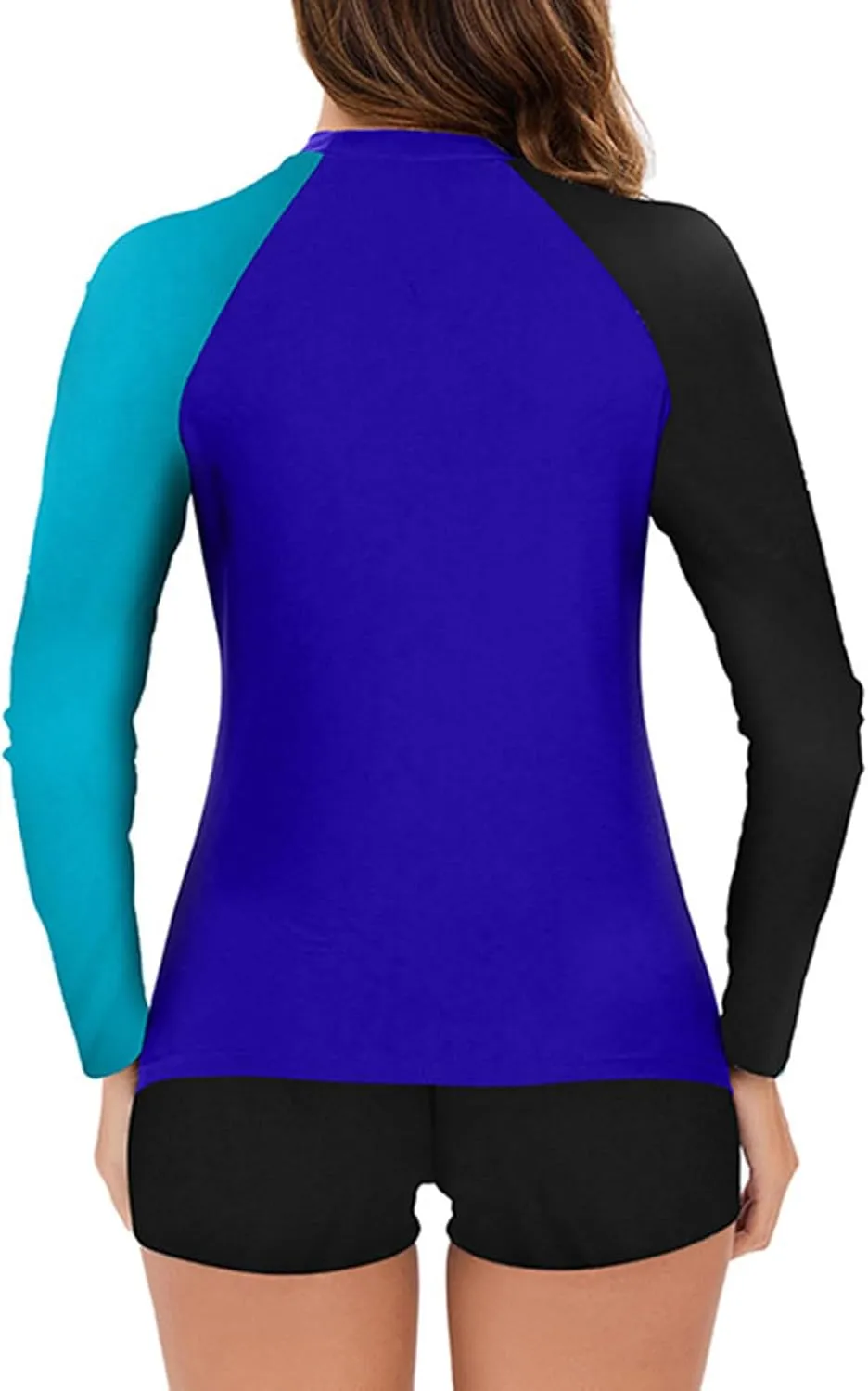Women Long Sleeve One Piece Boyleg Swimsuit Front Zipper Surfing Bathing Suit Tummy Control Slim Swimwear 2025