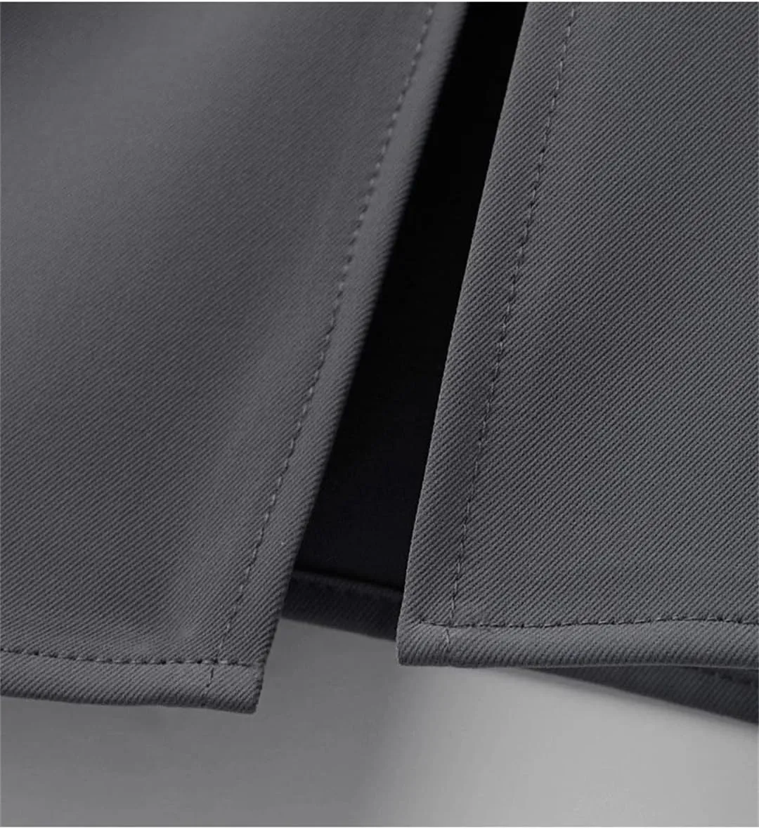 Women Mid-Length High Waist Slim Pleated A-Line Skirt with Slit Suit Skirt