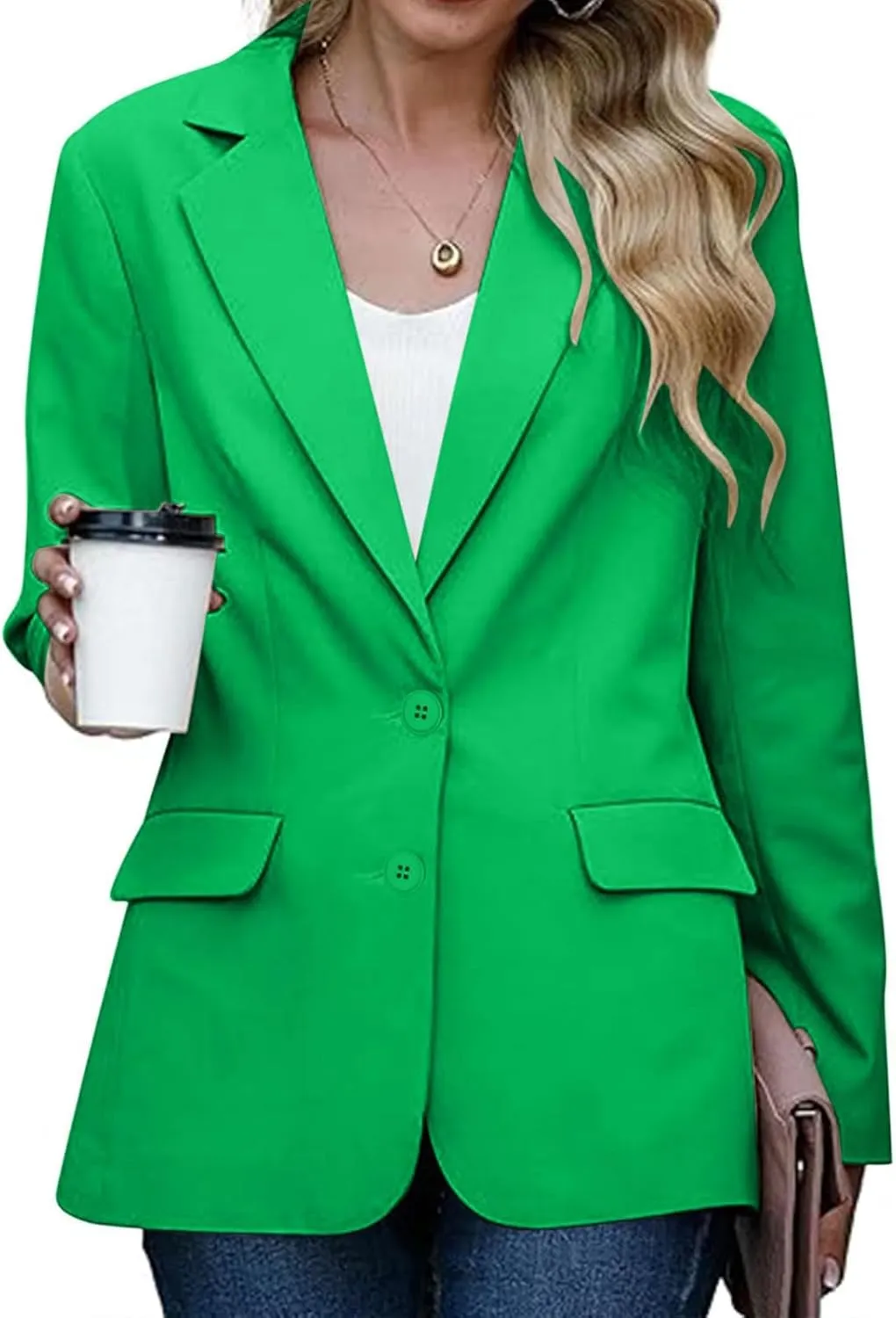Womens Blazers for Work Professional Business Casual Long Sleeve Suit Jacket Open Front Work Office Blazers Jacket
