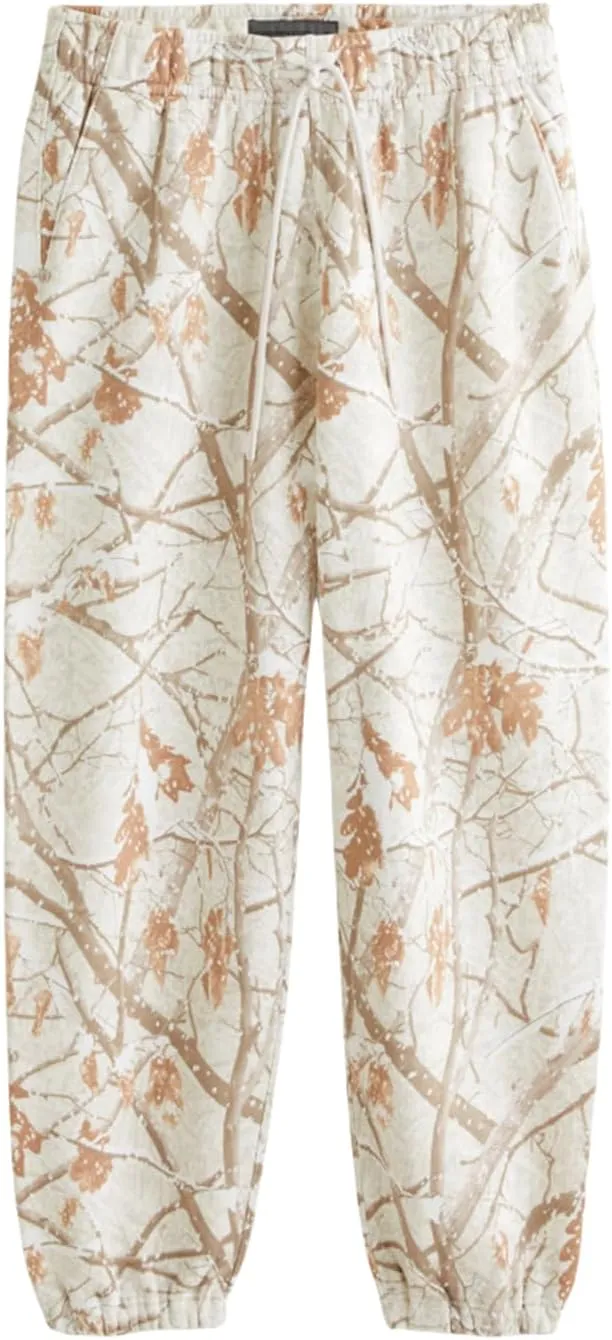 Womens Camo Pants Casual Elastic Waist Wide Leg Pants Lightweight Baggy Sweatpants with Pocket