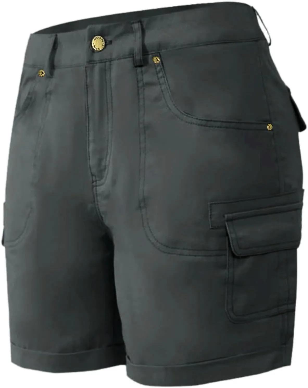 Womens Cargo Hiking Shorts Summer Casual High Waist Lightweight Cargo Shorts Althletic Workout Clothes with Pockets