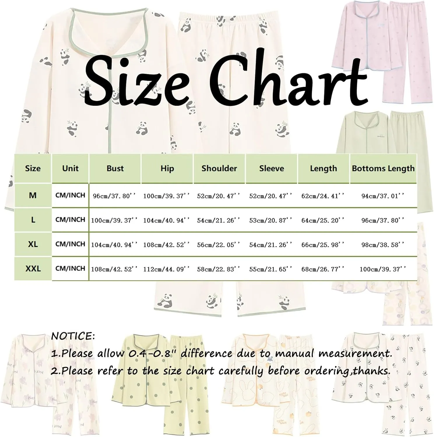 Womens Pajama Sets Soft 2 Piece Built-in Bra Padded Sleepwear Set Casual Cute V Neck Lapel Tops Wide Leg Lounge Pants