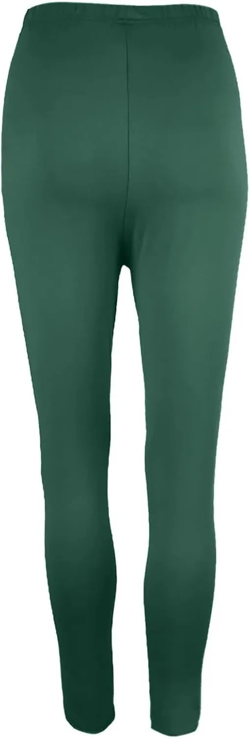 Women's Pants Tummy Control Soft Workout Leggings for Women High Waisted Trousers for Workout Athletic Running