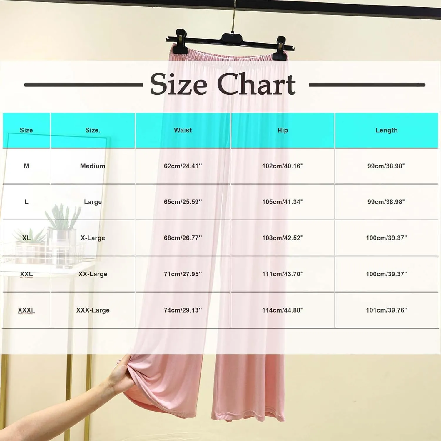 Women's Sleep Pants Summer Modal Lounge Home Wear Bottoms Pajama Pj Pant with Pocket Drawstring Slacks Trouser Clothes