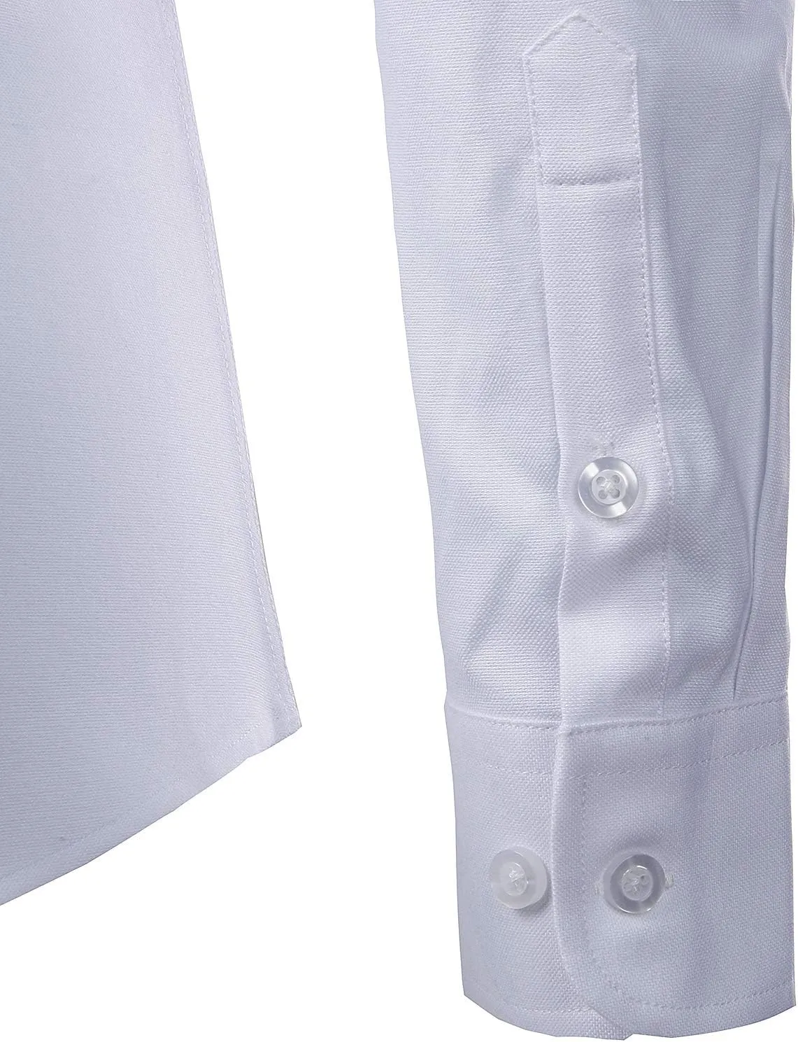 ZEROYAA Men's Hipster Casual Slim Fit Long Sleeve Button Down Oxford Shirts with Chest Pocket